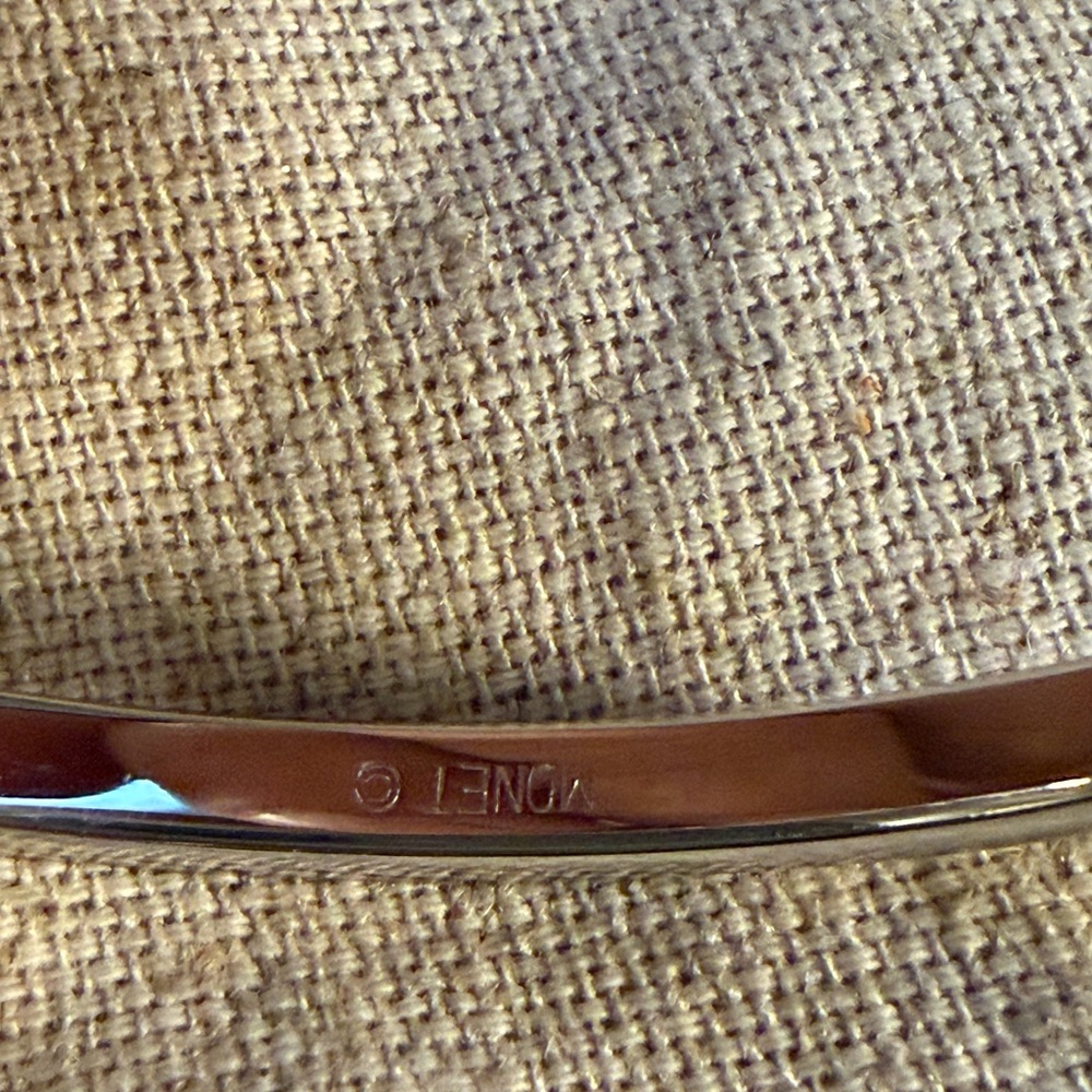 Monet Silver-Tone Circular Bangle - image 3